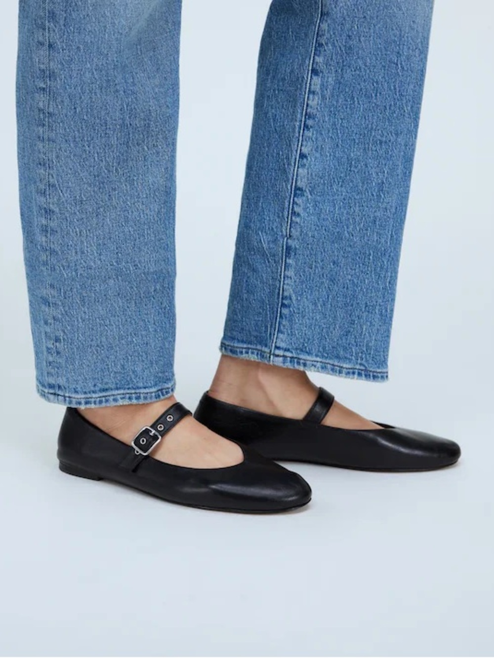 Madewell Black Remy Mary Jane Flat - Picture 2 of 6